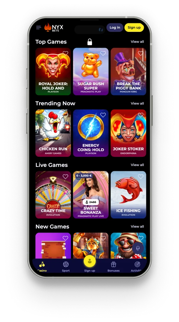 nyxbets app